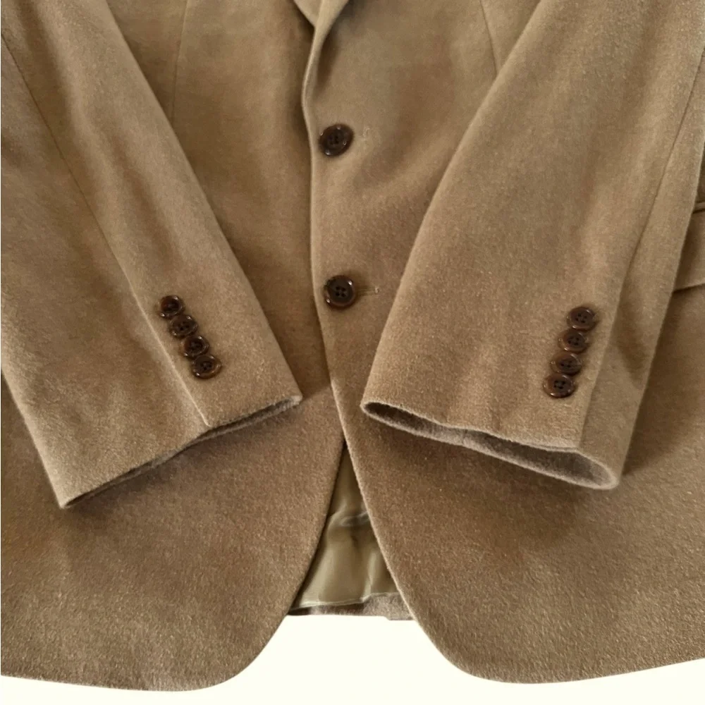 LAUREN RALPH LAURE WOOL SILK CASHMERE CLASSIC BLAZER SIZE 38